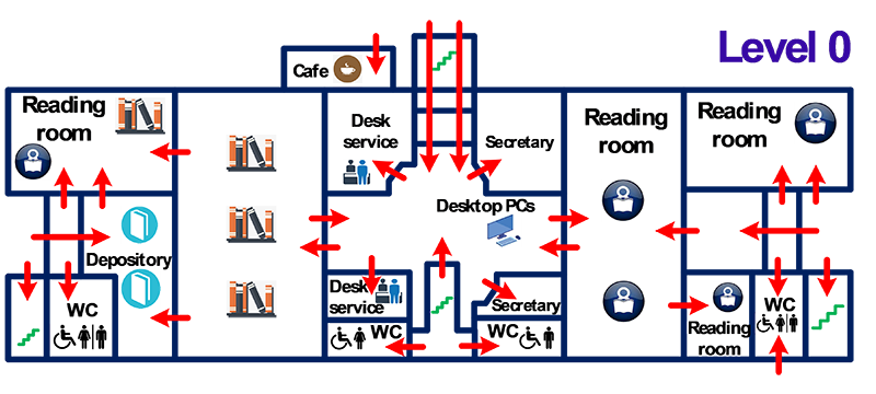 azadegan library floorplan, university of isfahan