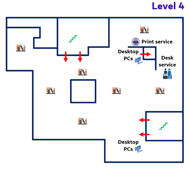 level4,central library, university of isfahan