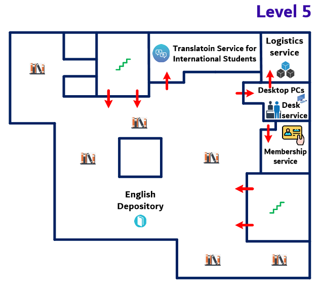 level5,central library, university of isfahan